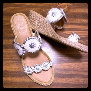 NWOT Jack Rogers Shelby Wedge Sandals 7.5m